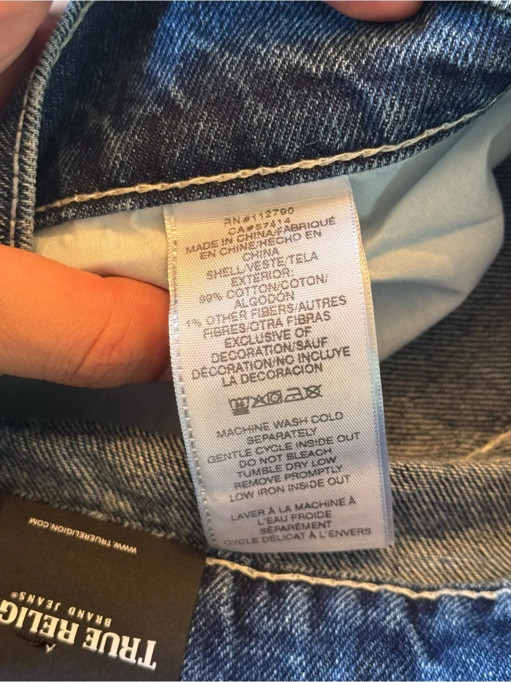 True Religion classic blue